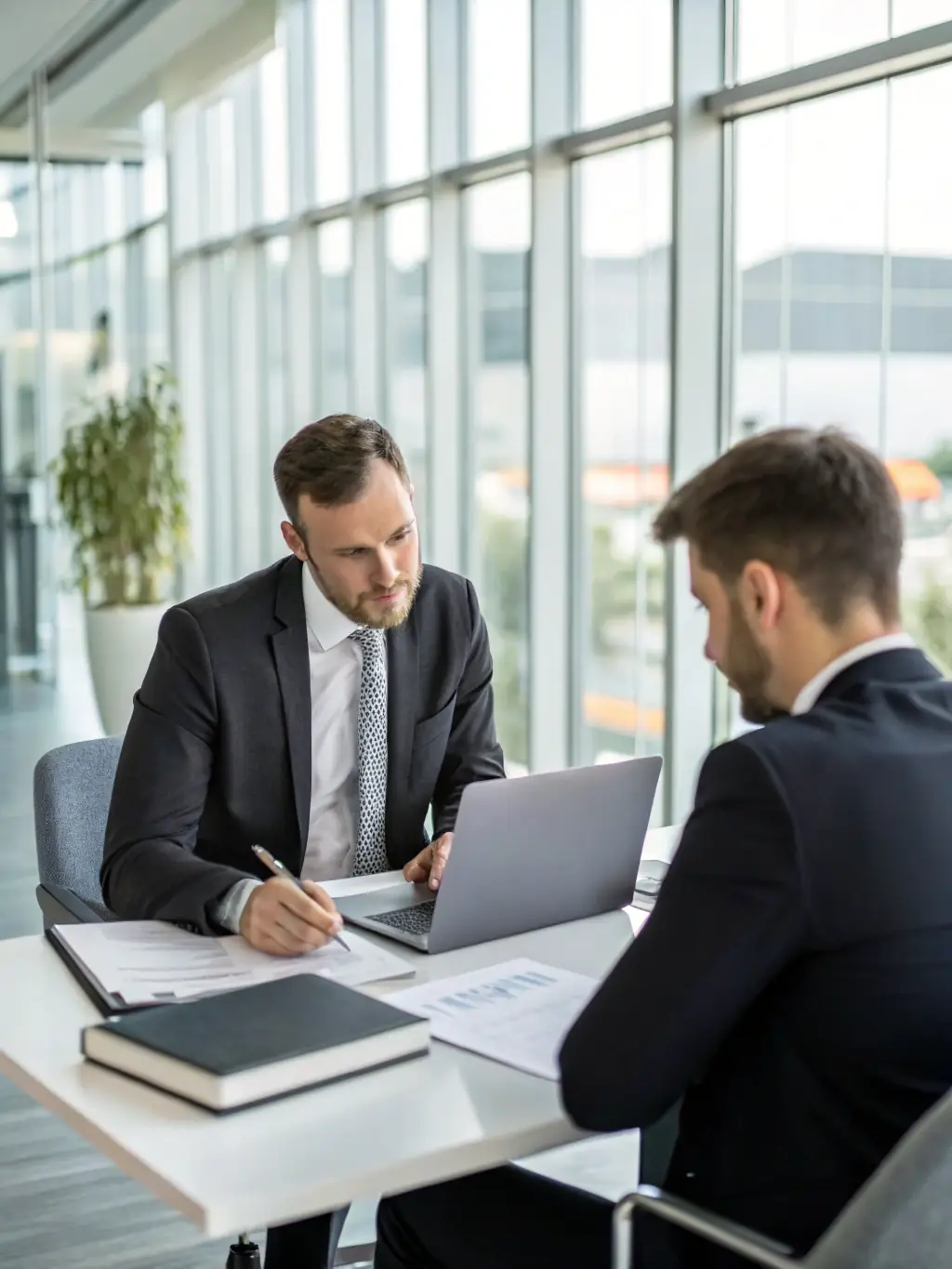 A professional South African business leader in a coaching session, providing guidance and support, with a focus on strategic planning.